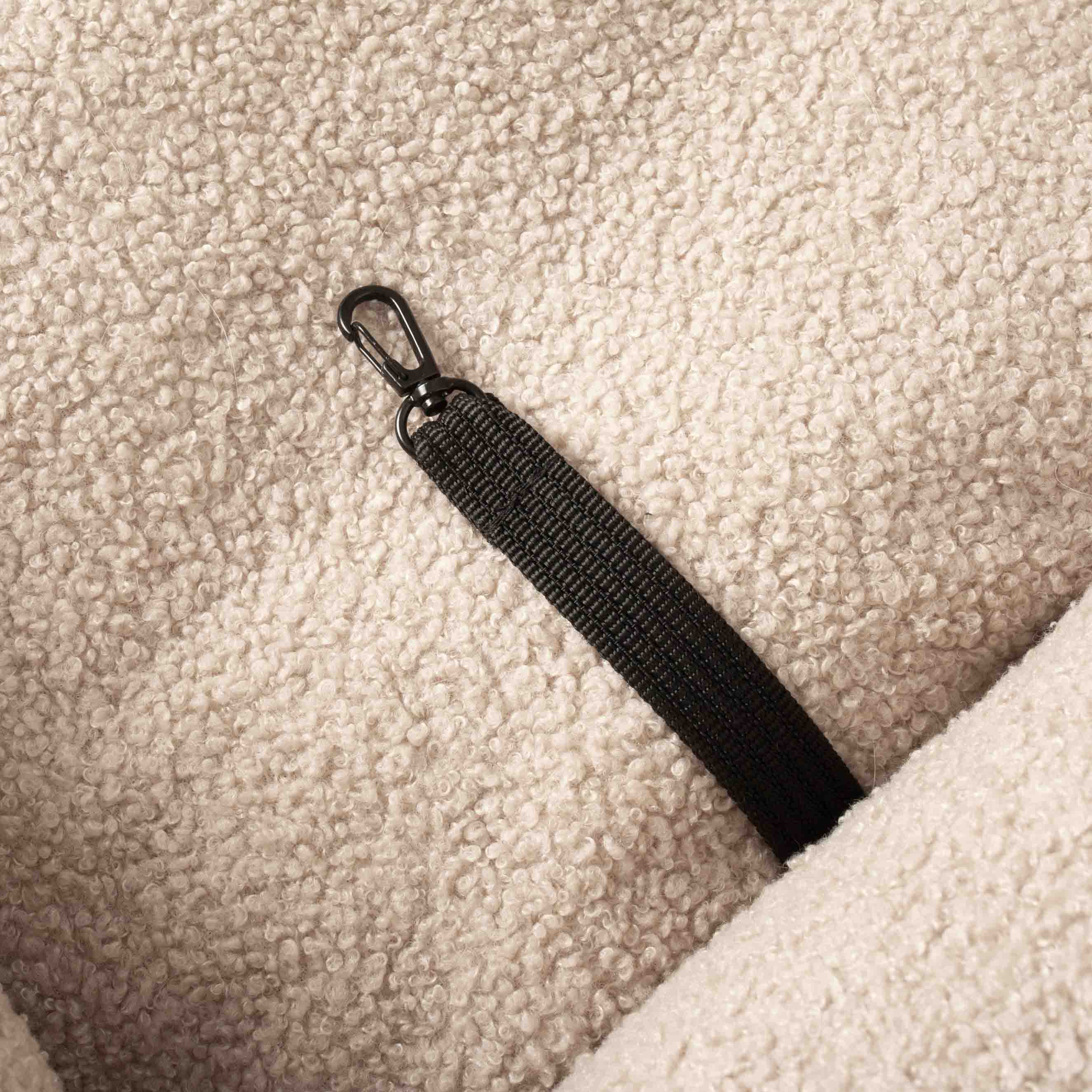 Bilstol för hund Bouclé SAND