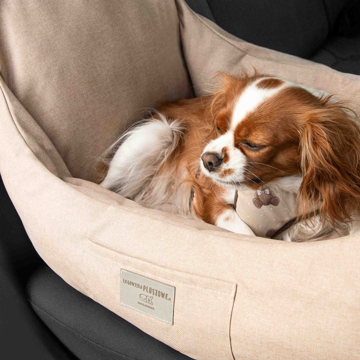 Hundbilstol SLIM Beige