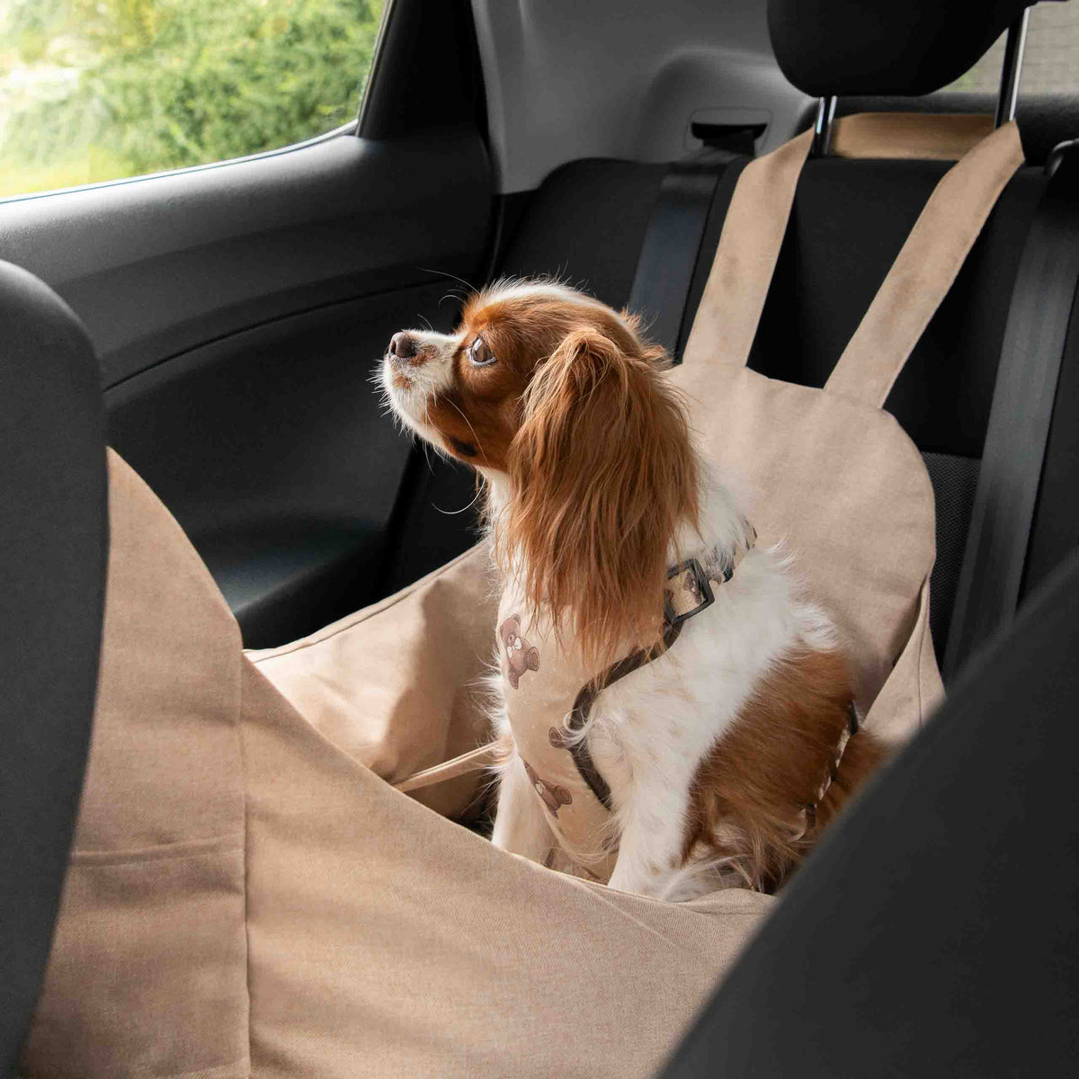 Hundbilstol SLIM Beige