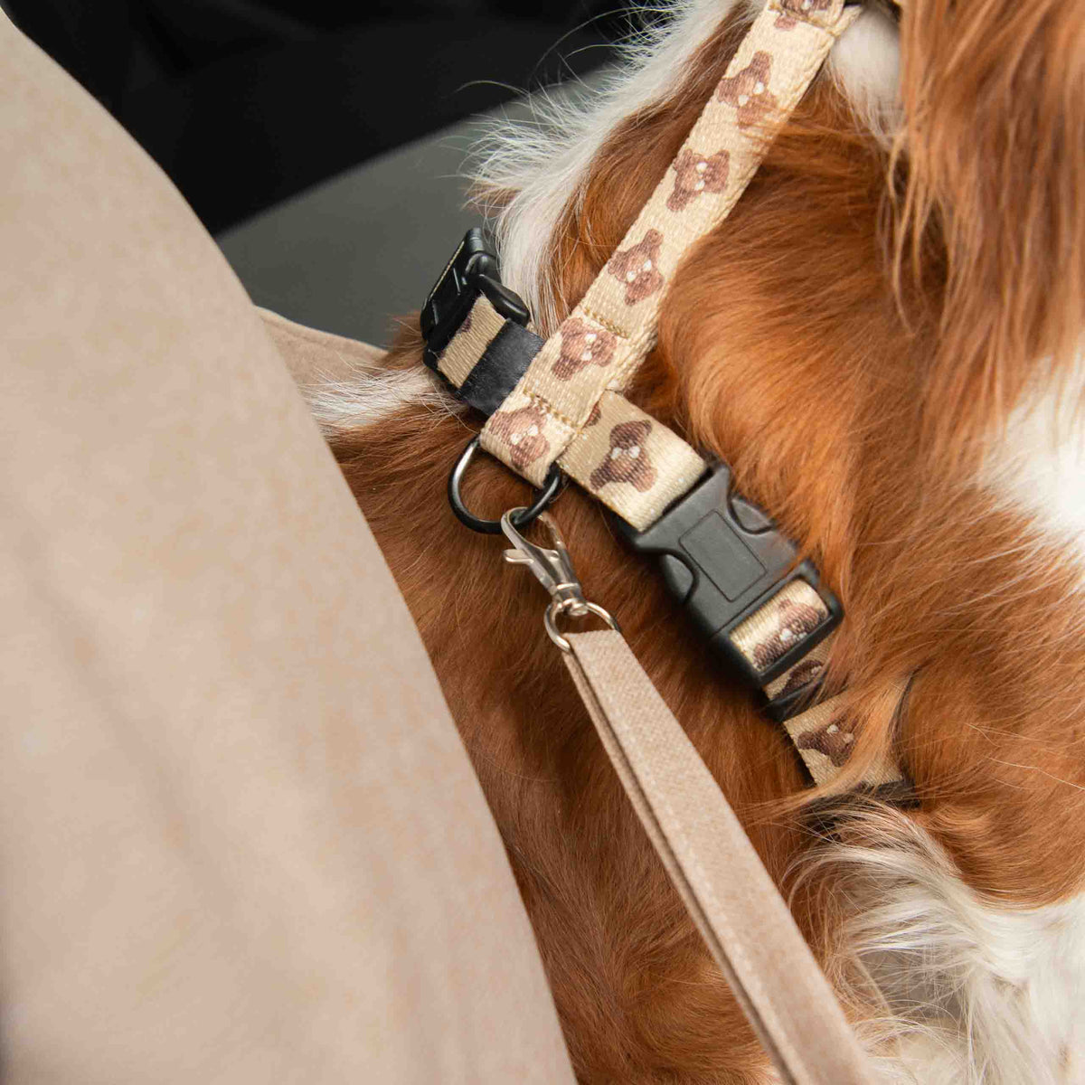 Hundbilstol SLIM Beige